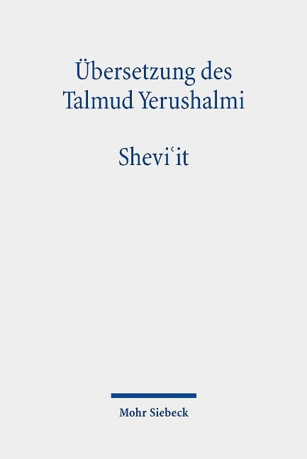 Übersetzung des Talmud Yerushalmi - 