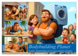 Cover-Bild zum Titel 'Bodybuilding Planer (Wandkalender 2026 DIN A3 quer), CALVENDO Monatskalender' von 'Kerstin Waurick'
