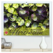 Cover-Bild zum Titel 'Himmlische Hortensien (hochwertiger Premium Wandkalender 2026 DIN A2 quer), Kunstdruck in Hochglanz' von 'Martina Cross'