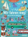Cover-Bild zum Titel 'Wir fahren weg! Das Ferien-Wimmelbuch' von 'Cynthia Cliff'