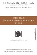 Cover-Bild zum Titel 'Wie man Unternehmenszahlen liest' von 'Benjamin Graham'