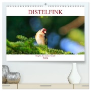 Cover-Bild zum Titel 'Distelfink (hochwertiger Premium Wandkalender 2026 DIN A2 quer), Kunstdruck in Hochglanz' von 'Anette Jäger'