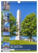 Cover-Bild zum Titel 'BOSTON Historie und urbane Idylle (Wandkalender 2026 DIN A4 hoch), CALVENDO Monatskalender' von 'Melanie Viola'