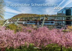 Cover-Bild zum Titel 'Wuppertaler Schwebebahn 2026 Bildkalender A3 Spiralbindung' von ''