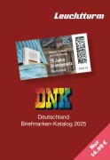 Cover-Bild zum Titel 'DNK 2025 - Deutscher Briefmarkenkatalog 2025' von 'Leuchtturm Gruppe Gmbh & Co. Kg'