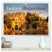 Cover-Bild zum Titel 'Indien Rajasthan: Unterwegs im Land der Könige (hochwertiger Premium Wandkalender 2026 DIN A2 quer), Kunstdruck in Hochglanz' von 'Jens Benninghofen'