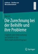 Cover-Bild zum Titel 'Die Zurechnung bei der Beihilfe und ihre Probleme' von 'Tao Lin'