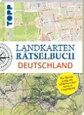 Cover-Bild zum Titel 'Landkarten Rätselbuch - Deutschland' von 'Norbert Pautner'