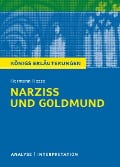 Cover-Bild zum Titel 'Narziß und Goldmund. Königs Erläuterungen.' von 'Maria-Felicitas Herforth, Hermann Hesse'