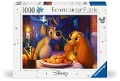 Cover-Bild zum Titel 'Erwachsenenpuzzle 1000 Teile - Disney Classics - Susi und Strolch' von ''