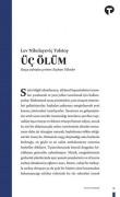 Cover-Bild zum Titel 'Üc Ölüm' von 'Lev Nikolayevic Tolstoy'