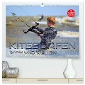 Kitesurfen - Wind und Wellen (hochwertiger Premium Wandkalender 2024 DIN A2 quer), Kunstdruck in Hochglanz - Renate Bleicher