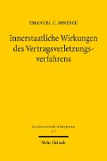 Cover-Bild zum Titel 'Innerstaatliche Wirkungen des Vertragsverletzungsverfahrens' von 'Emanuel C. Ionescu'