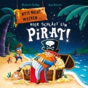 Cover-Bild zum Titel 'Bitte nicht wecken ... Hier schläft ein Pirat!' von 'Rhiannon Findlay'