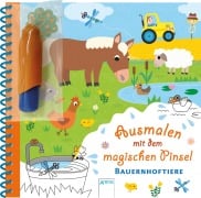 Cover-Bild zum Titel 'Ausmalen mit dem magischen Pinsel. Bauernhoftiere' von ''