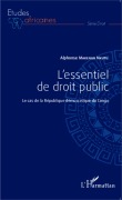 Cover-Bild zum Titel 'L'essentiel de droit public' von 'Alphonse Makengo Nkutu'