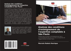 Cover-Bild zum Titel 'Analyse des conditions d'enseignement de l'expertise comptable à São Paulo' von 'Marcelo Rabelo Henrique'