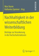 Cover-Bild zum Titel 'Nachhaltigkeit in der wissenschaftlichen Weiterbildung' von ''