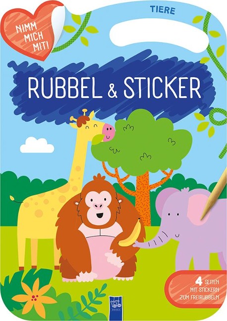 Rubbel & Sticker - Tiere - 