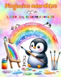Cover-Bild zum Titel 'Pingouins adorables - Livre de coloriage pour enfants - Scènes créatives et amusantes de pingouins' von 'Kidsfun Editions'