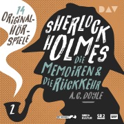 Cover-Bild zum Titel 'Sherlock Holmes 2 ¿ Die Memoiren & Die Rückkehr' von 'Arthur Conan Doyle'