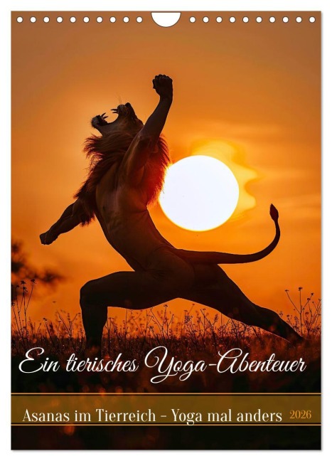 Ein tierisches Yoga-Abenteuer (Wandkalender 2026 DIN A4 hoch), CALVENDO Monatskalender - Peter Rübsamen