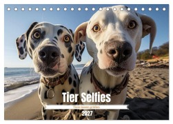 Cover-Bild zum Titel 'Tier Selfies (Tischkalender 2027 DIN A5 quer), CALVENDO Monatskalender' von ''