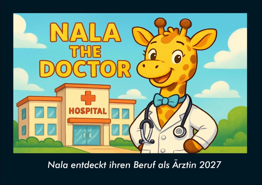 Nala entdeckt ihren Beruf als Ärztin 2027 Fotokalender DIN A4 - Tobias Schmitt, Kevin Heber