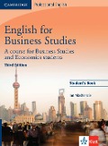 Cover-Bild zum Titel 'English for Business Studies - Third Edition. Student's Book' von ''