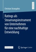 Cover-Bild zum Titel 'Ratings als Steuerungsinstrument von Unternehmen für eine nachhaltige Entwicklung' von 'Christian Strangalies'