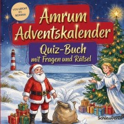 Cover-Bild zum Titel 'Amrum-Adventskalender: Quiz-Buch mit Fragen und Rätsel' von 'Schlauvento Interactive'