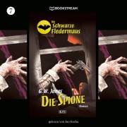 Cover-Bild zum Titel 'Die Schwarze Fledermaus, Folge 7: Die Spione' von 'G. W. Jones'