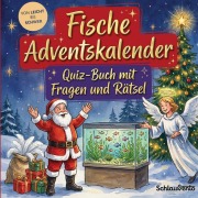 Cover-Bild zum Titel 'Fische-Adventskalender: Quiz-Buch mit Fragen und Rätsel' von 'Schlauvento Interactive'