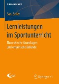 Cover-Bild zum Titel 'Lernleistungen im Sportunterricht' von 'Sara Seiler'