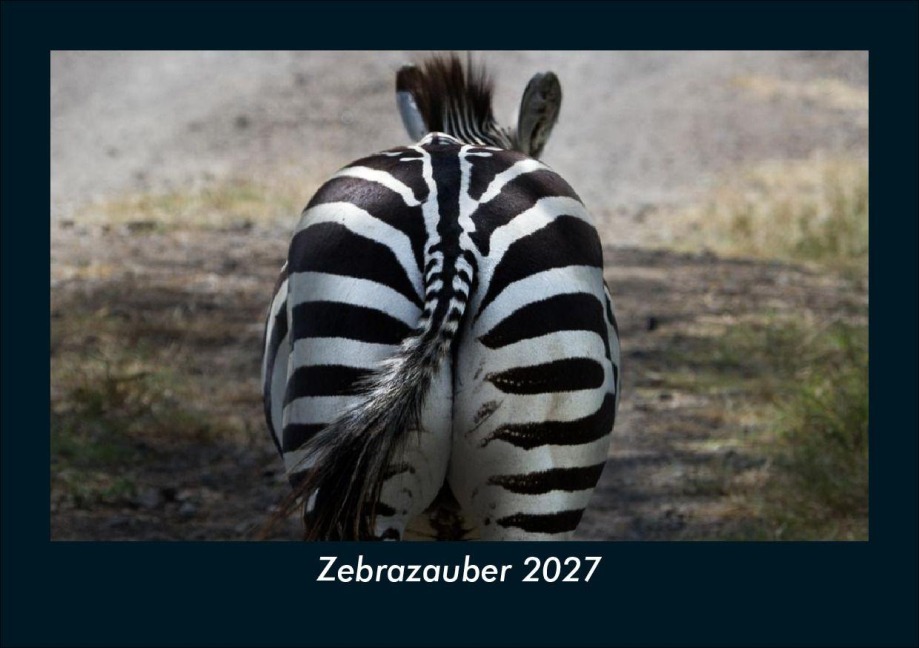 Zebrazauber 2027 Fotokalender DIN A5 - Tobias Schmitt, Kevin Heber