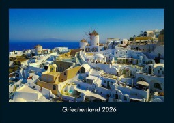 Cover-Bild zum Titel 'Griechenland 2026 Fotokalender DIN A4' von 'Tobias Becker'