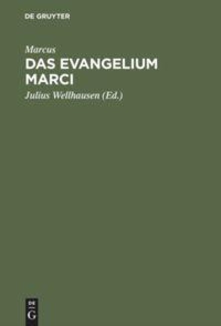 Das Evangelium Marci - Marcus