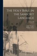 Cover-Bild zum Titel 'The Holy Bible in the Sanscrit Language; Volume III' von 'John Wenger, William Yates'