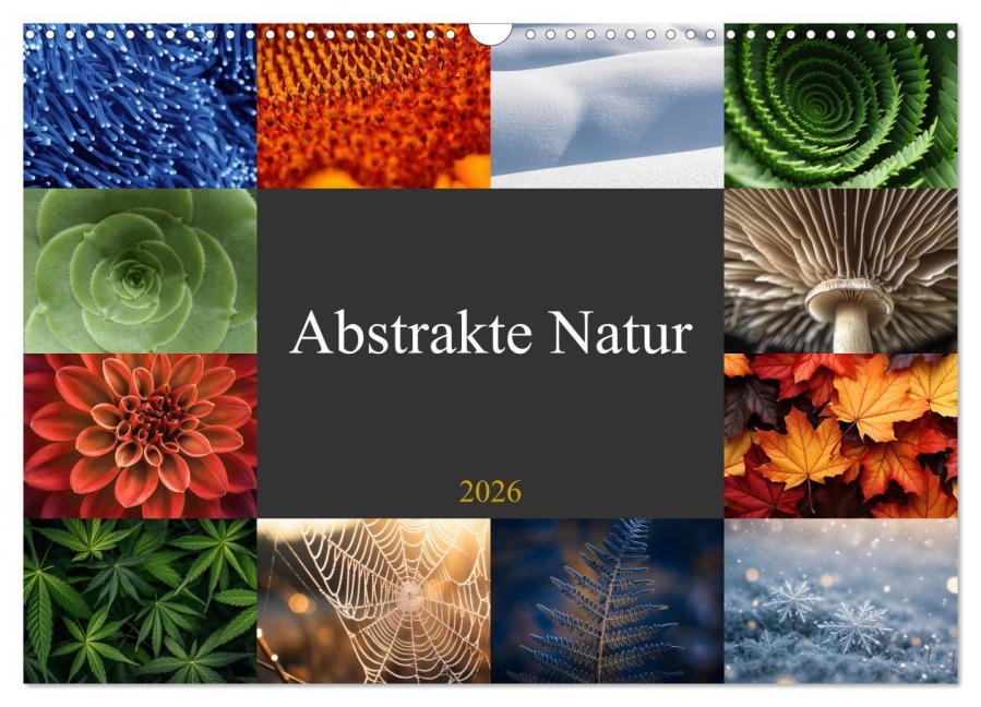 Abstrakte Natur (Wandkalender 2026 DIN A3 quer), CALVENDO Monatskalender - Susan Michel