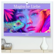 Magische Liebe - Mensch und Tier (hochwertiger Premium Wandkalender 2026 DIN A2 quer), Kunstdruck in Hochglanz - Liselotte Brunner-Klaus