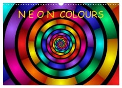 Neon Colours / UK-Version (Wall Calendar 2025 DIN A3 landscape), CALVENDO 12 Month Wall Calendar - Gabiw Art