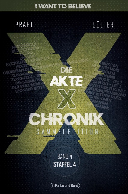 Die Akte X-Chronik. Band 4 - Staffel 4 - Björn Sülter, Reinhard Prahl