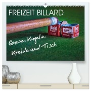 Cover-Bild zum Titel 'Freizeit Billard - Queue, Kugeln, Kreide und Tisch (hochwertiger Premium Wandkalender 2026 DIN A2 quer), Kunstdruck in Hochglanz' von 'W. W. Voßen - Herzog von Laar am Rhein'