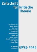 Cover-Bild zum Titel 'Zeitschrift für kritische Theorie, Heft 58/59' von ''