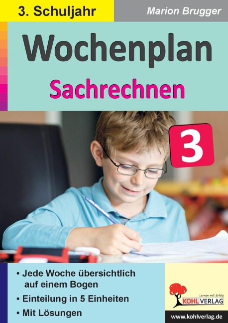 Wochenplan Sachrechnen / Klasse 3 - Marion Brugger