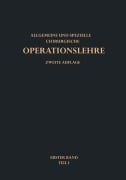 Cover-Bild zum Titel 'Allgemeine Operationslehre' von 'G. Hegemann'