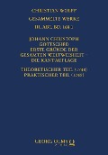 Cover-Bild zum Titel 'Johann Christoph Gottsched: Erste Gründe der gesamten Weltweisheit - Die Kant-Auflage' von ''