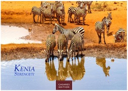 Cover-Bild zum Titel 'Kenia & Serengheti Kalender 2026 - Wandkalender | Fotokalender Afrika 35x50cm - Wunderschöne Tierkalender- und Naturschutzfotos.' von ''