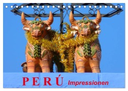 Perú. Impressionen (Tischkalender 2026 DIN A5 quer), CALVENDO Monatskalender - Elisabeth Stanzer