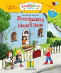 Cover-Bild zum Titel 'Englisch entdecken: Die Kindergartenbande. Froschalarm im blauen Haus. SuperBuch' von 'Susan Niessen'